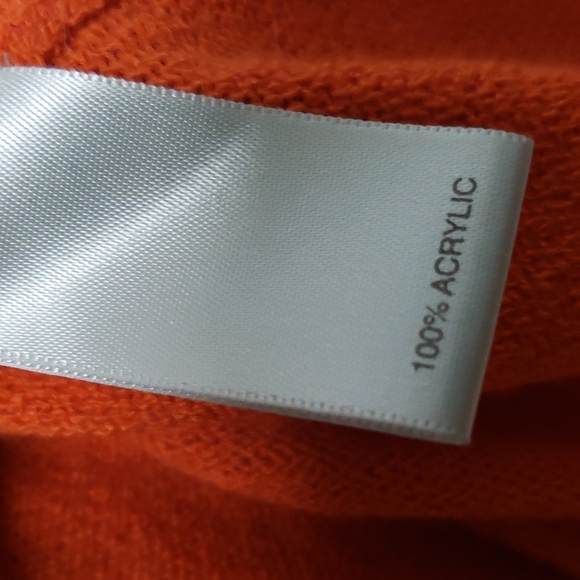 Avenue lightweight orange cardigan sweater - Picture 8 of 14